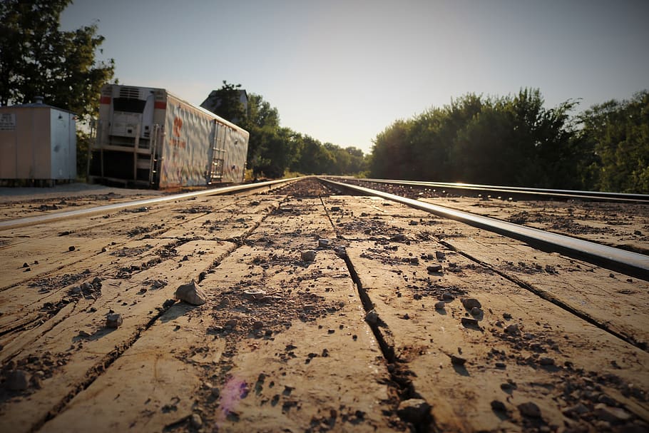 train, railroad, rails, rail transportation, railroad track HD wallpaper
