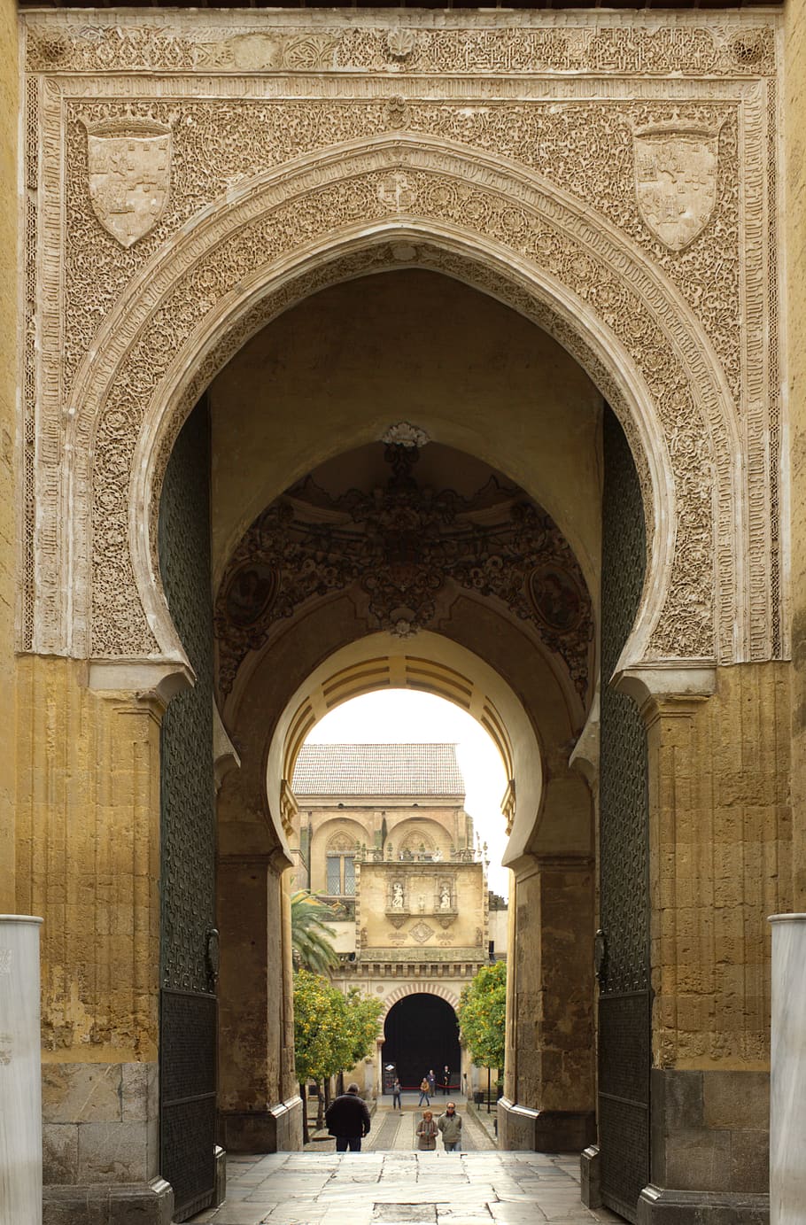 spain, córdoba, mezquita-catedral de córdoba, cathedral, arch, HD wallpaper