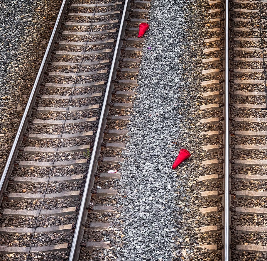 pathways, train, route, address, railway, transport, walk, rails HD wallpaper