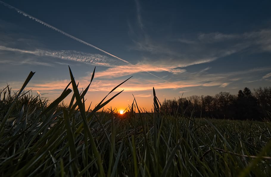 sky, nature, sunset, landscape, clouds, scenic, evening, beautiful HD wallpaper