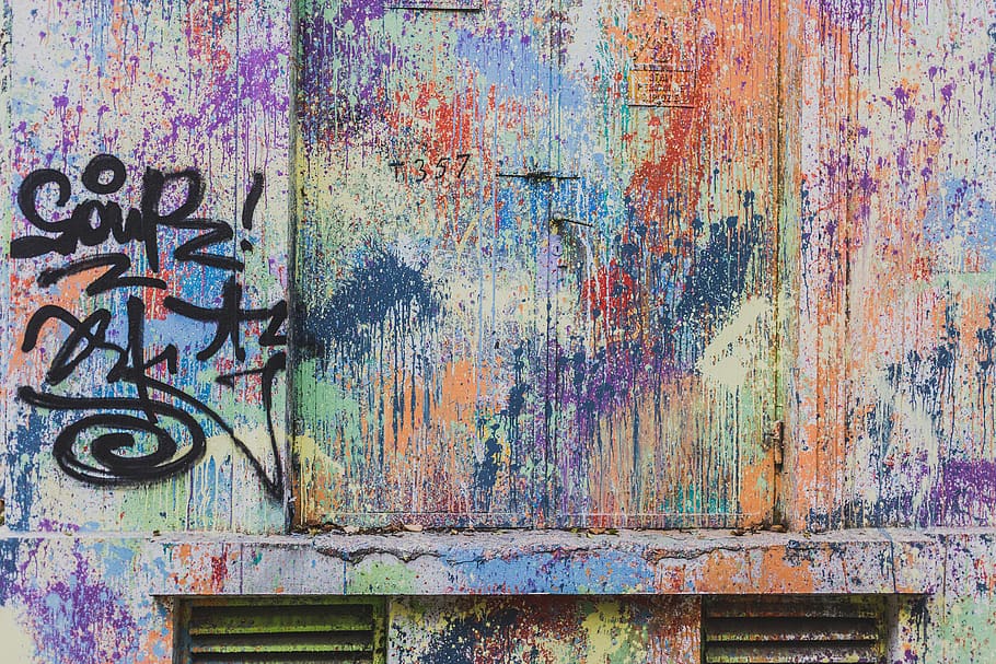bucharest, romania, grafitty, street, color, fullframe, architecture HD wallpaper