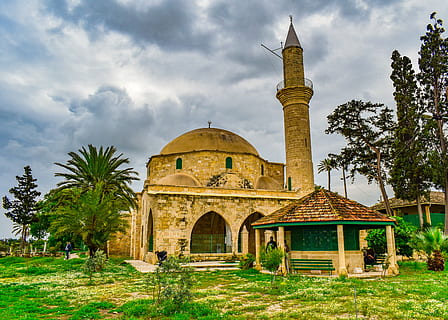 cyprus, larnaca, hala sultan tekke, mosque, ottoman, islam HD wallpaper