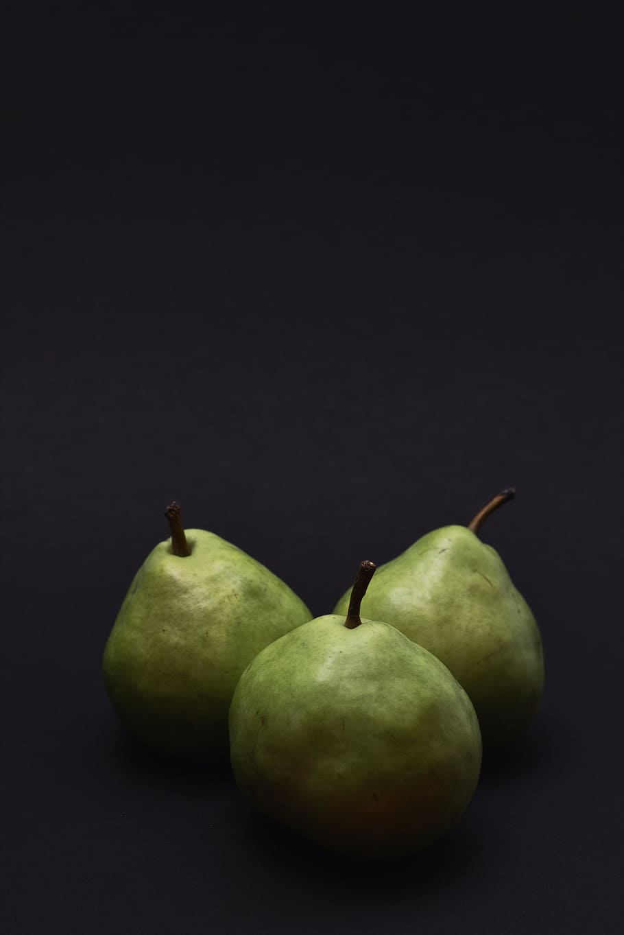 three green fruits, pear, trio, healthy, ingredients, still life HD wallpaper
