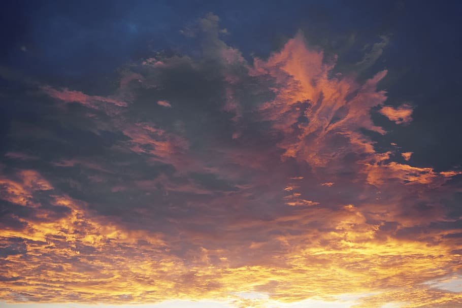 london, skies, dramatic, red, orange, yellow, sky, morning HD wallpaper