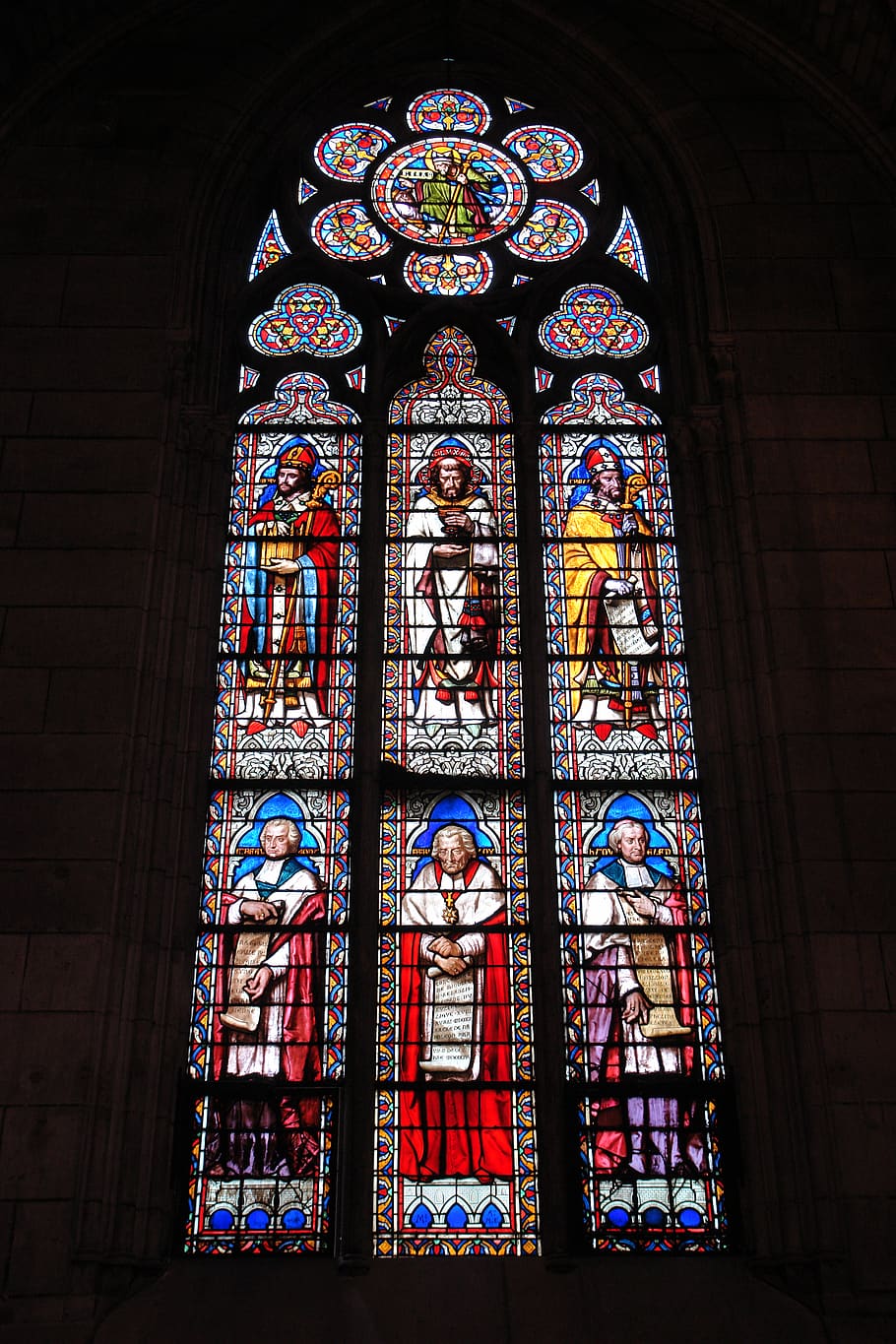 france, paris, stained glass, place of worship, belief, religion HD wallpaper