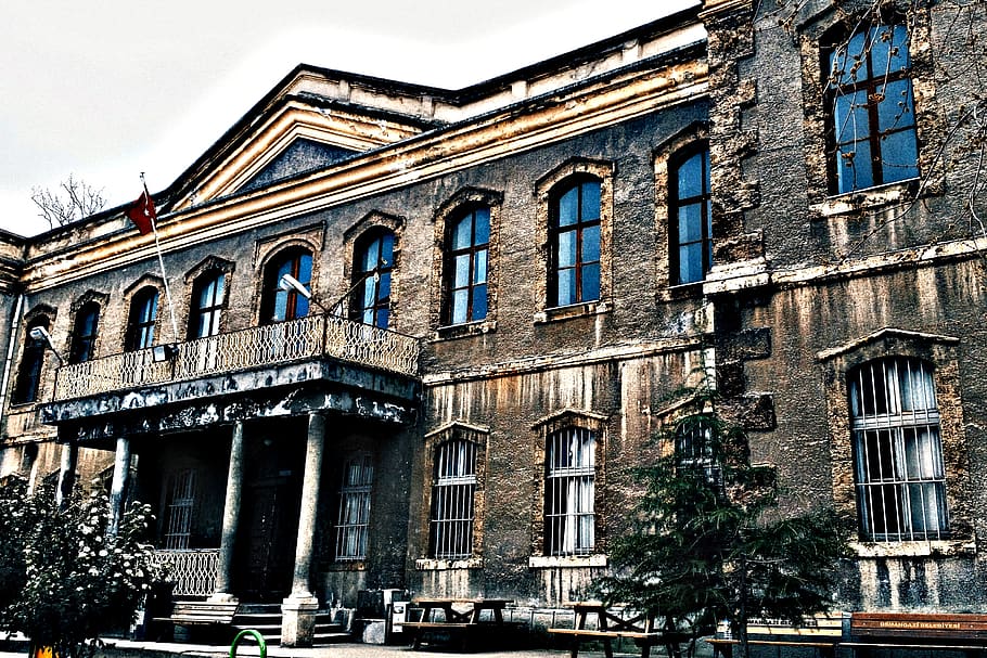 school, old, architectural, built structure, building exterior HD wallpaper