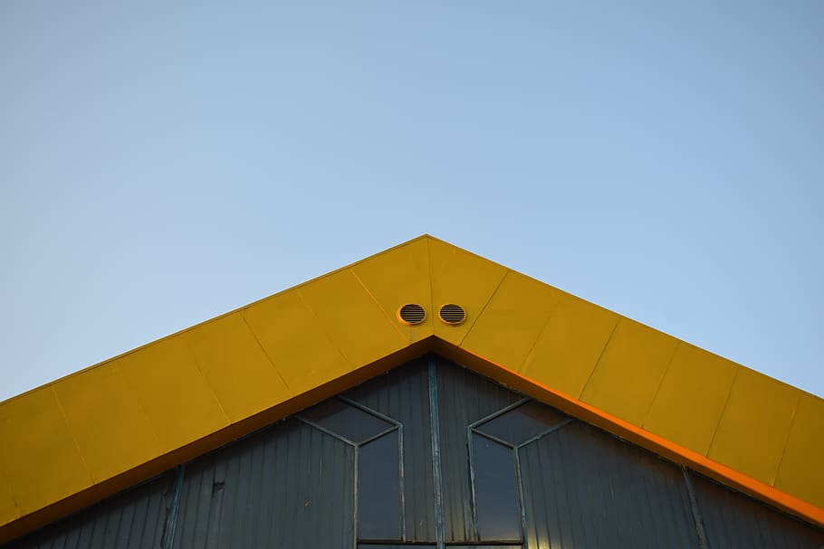serbia, belgrade, yellow, architecture, built structure, building exterior HD wallpaper
