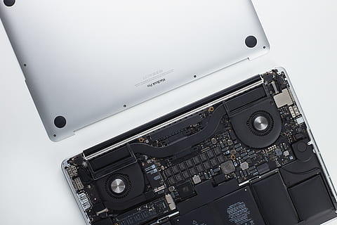 black and gray laptop computer, electronics, pc, hardware, computer keyboard HD wallpaper