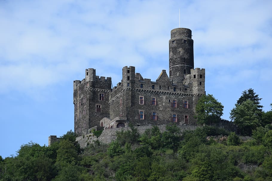 castle, mansion, hilltop castle, liechtenstein, liechtenstein castle, HD wallpaper