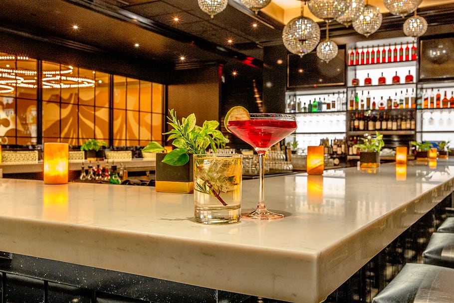 Drinks On Bar, beverages, boston, cocktails, indoors, food and drink HD wallpaper