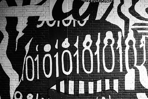 netherlands, rotterdam, art, binary, street art, streetart HD wallpaper