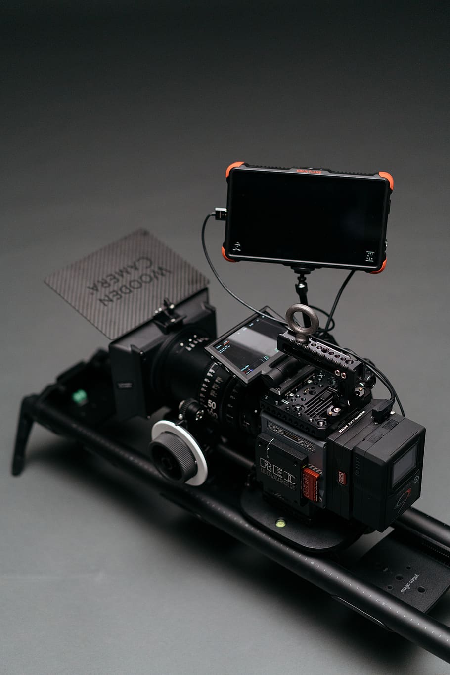 black camera, electronics, display, video camera, computer, digital camera HD wallpaper