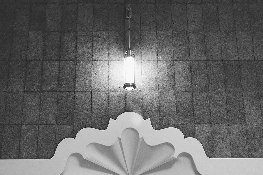 Gray Sconce, lamp, light bulb, illuminated, lighting equipment HD wallpaper