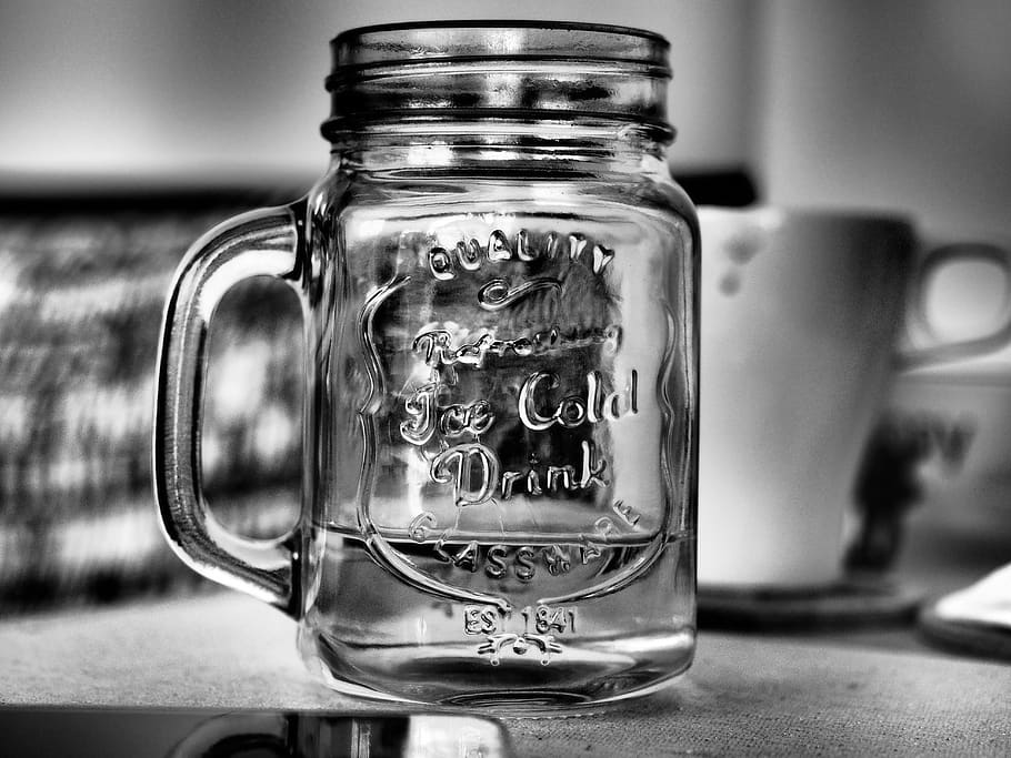 glass, drink, cold, jar, glass - material, container, transparent HD wallpaper