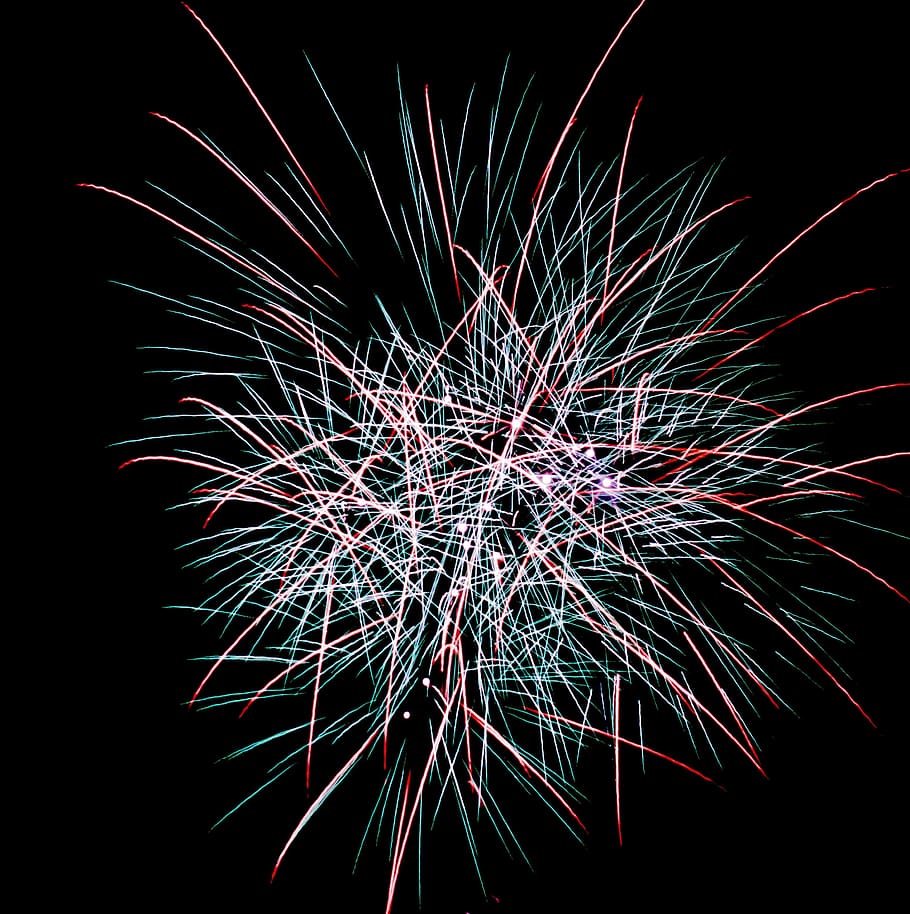 fireworks, sky, the eruption, light, colorful, the festival HD wallpaper