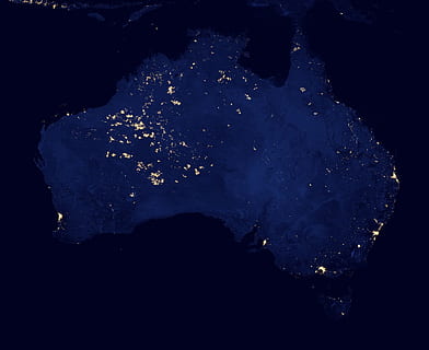 australia, space, sky, high, height, satellite, nature, night HD wallpaper