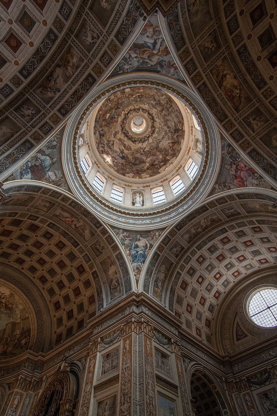 architecture, building, mantua, apse, italy, church, dome, arched HD wallpaper