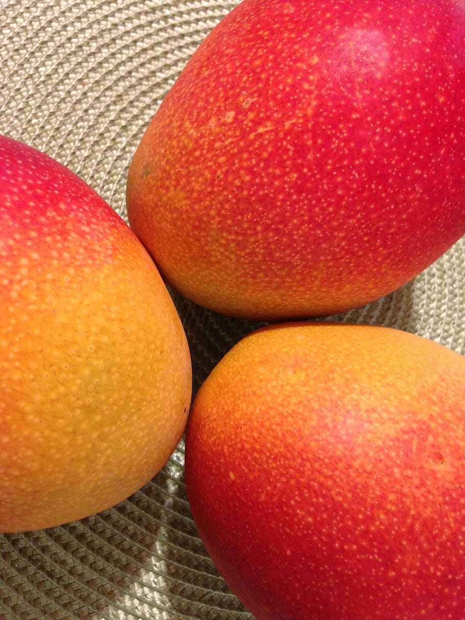 Photo of Ripe Mangoes, blur, close-up, delicious, focus, food HD wallpaper