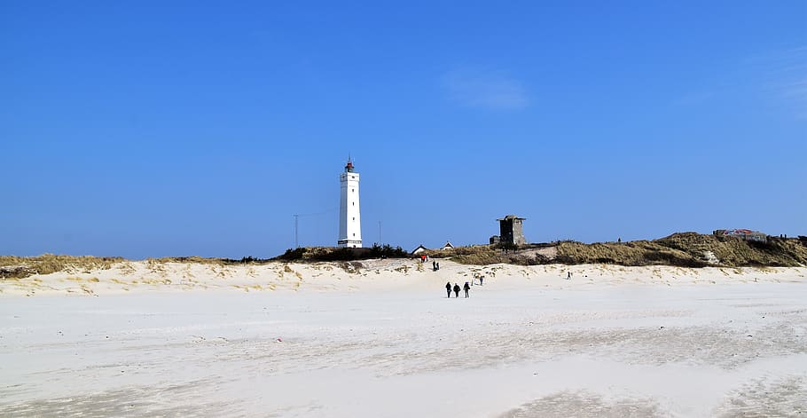 white lighthouse view, architecture, building, tower, human, person HD wallpaper