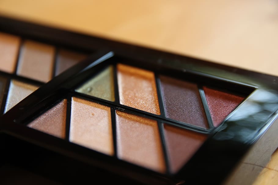 makeup, eye shadow, beauty, cosmetics, woman, beautiful, powder HD wallpaper