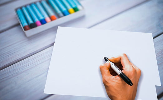 writing, hand, write, pen, handwriting, school, desk, empty HD wallpaper