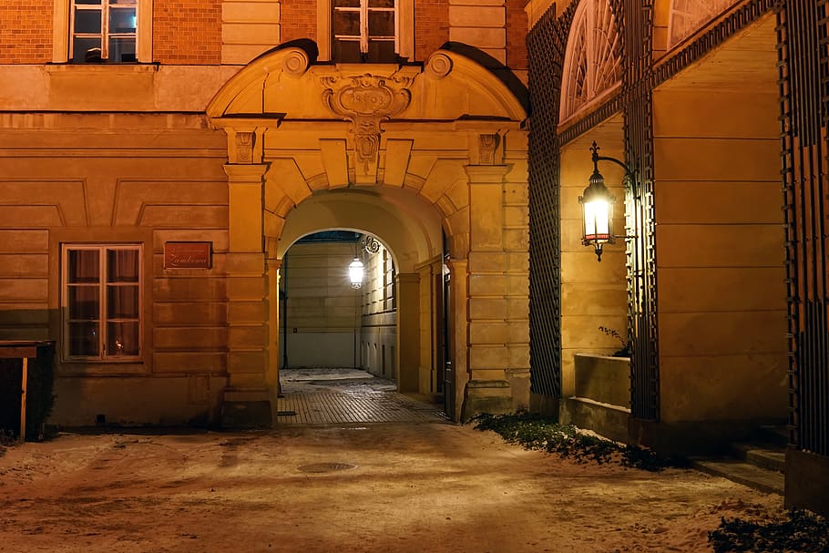 poland, lancut, architecture, building, built structure, the way forward HD wallpaper