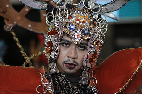 carnival, face, jav, masquerade, costume, fashion, festival HD wallpaper