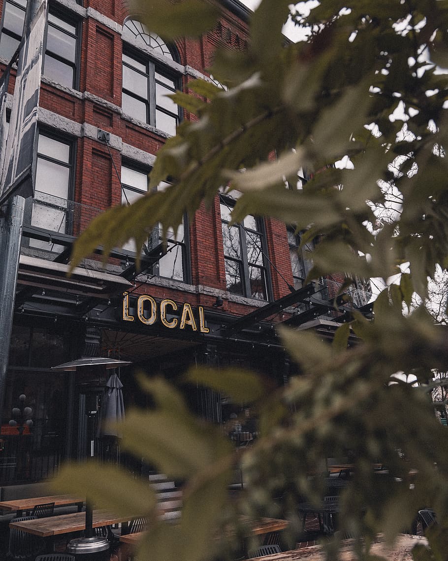 local store facade, building exterior, architecture, built structure HD wallpaper