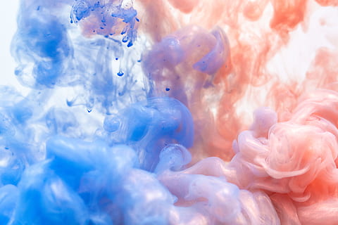 dye, pattern, purple, texture, water, splash, paint, blue, abstract HD wallpaper