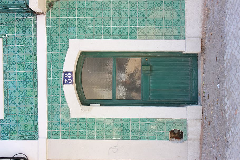 closed door 38, architecture, window, built structure, wall - building feature HD wallpaper