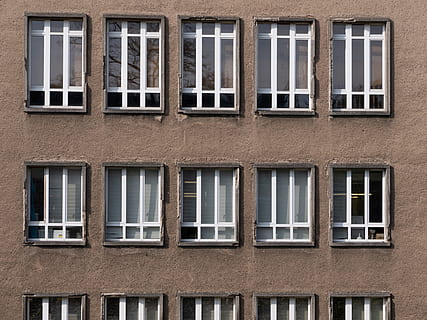 window, freiberg, germany, home decor, white window, brown wall HD wallpaper