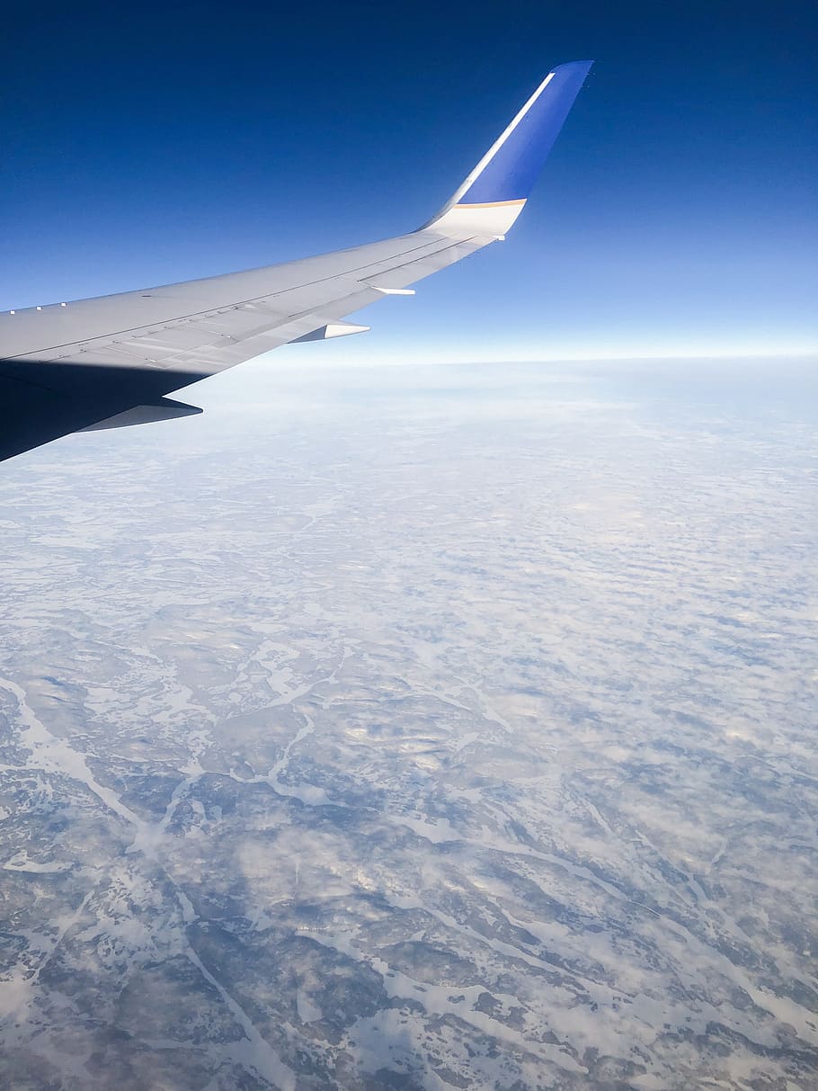 plane on mid air, airplane, aircraft, vehicle, transportation HD wallpaper