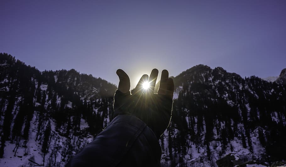 light, flare, sunlight, nature, outdoors, human, person, sky HD wallpaper