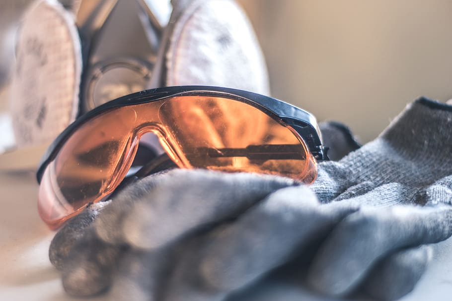 Closeup Photo of Black Framed Brown Sunglasses, blur, close -up HD wallpaper