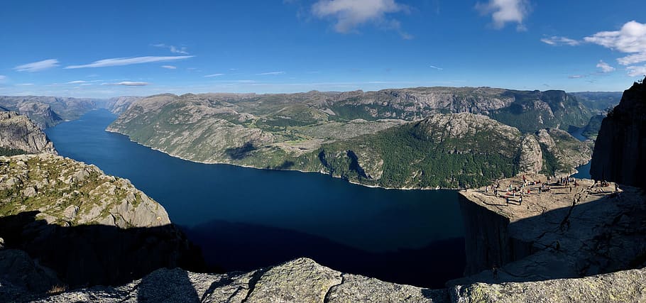 norway, mountain, scenics - nature, beauty in nature, water HD wallpaper