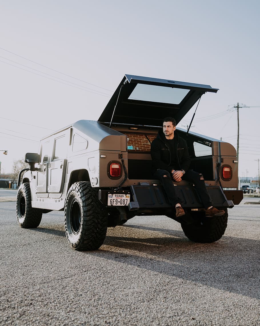 man sitting on vehicle, transportation, real people, mode of transportation HD wallpaper