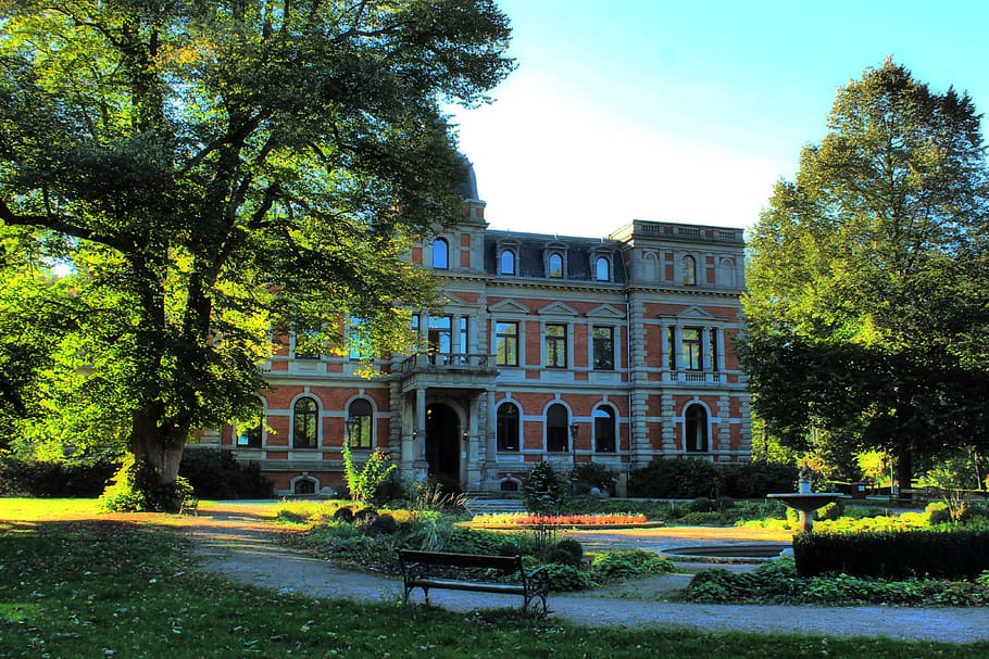 castle, etelsen, architecture, old, building, residence, villa HD wallpaper