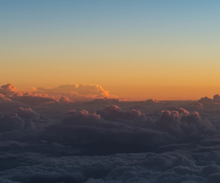 clouds, sky, sunset, beauty in nature, scenics - nature, cloud - sky HD wallpaper