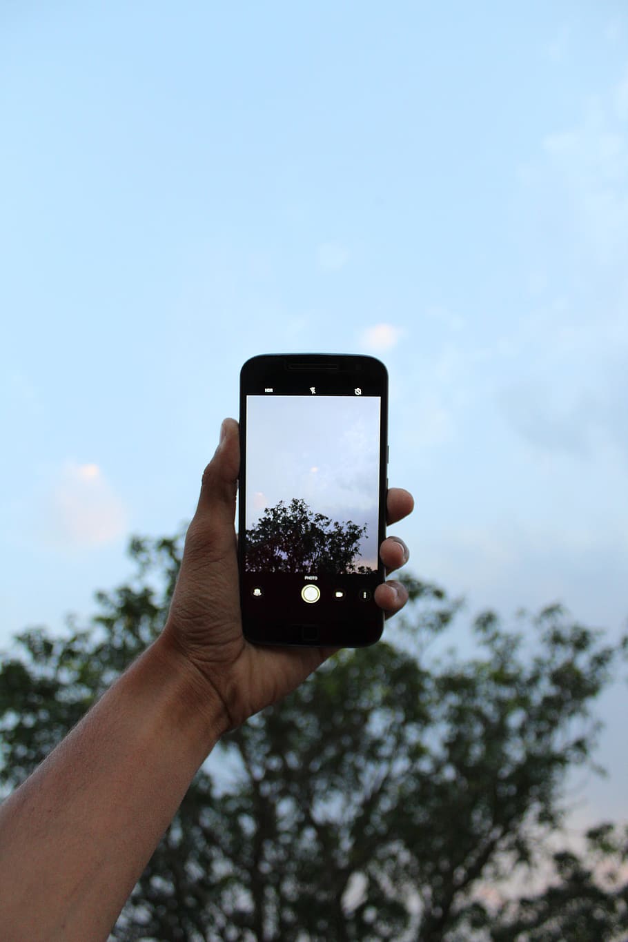 Person Holding Black Smartphone, device, electronics, hand, screen HD wallpaper