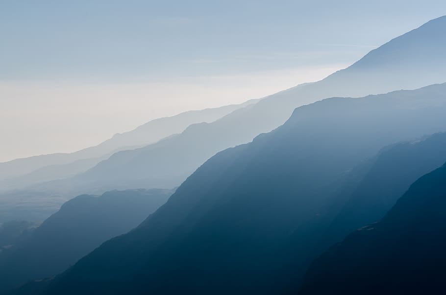mountain dew during sunrise, scenics - nature, tranquility, beauty in nature HD wallpaper