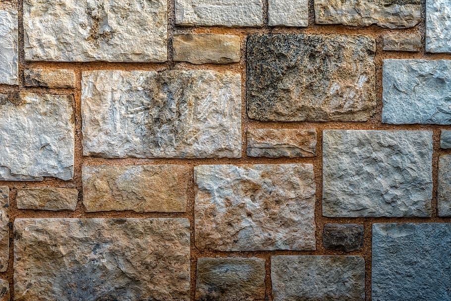 gray and brown pavement surface, wall - building feature, backgrounds HD wallpaper