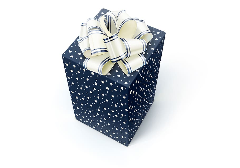 present, wrapping, isolated, decoration, bowing, anniversary HD wallpaper