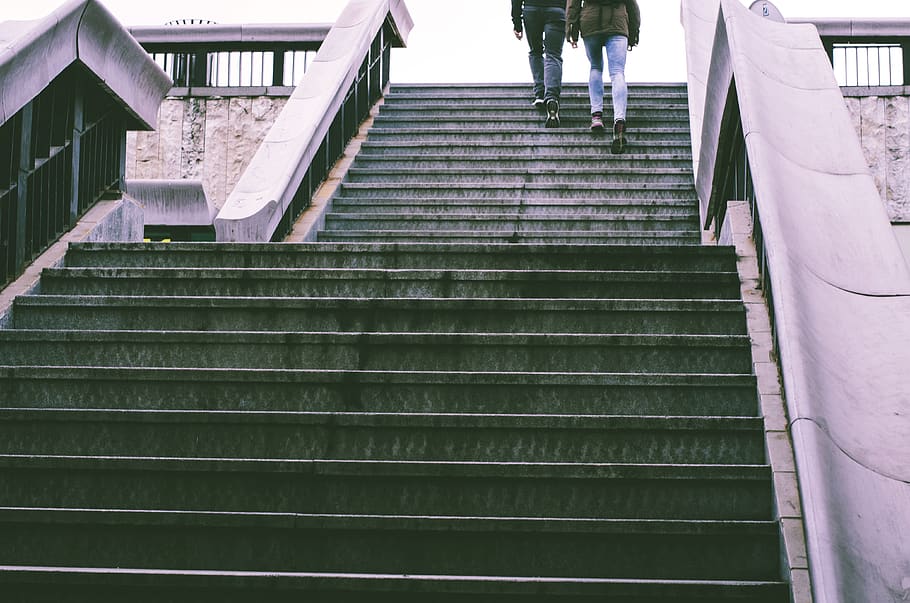 bulgaria, sofia, europe, eastern, people, walking, stairs, life HD wallpaper