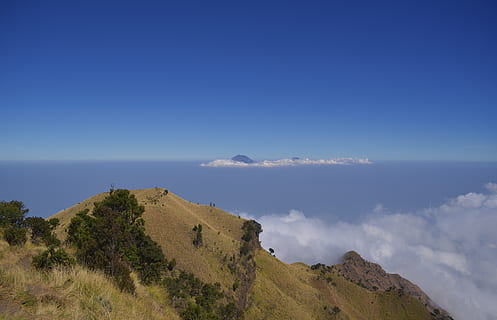summit, peak, mountain, merbabu, indonesia, top, adventure HD wallpaper