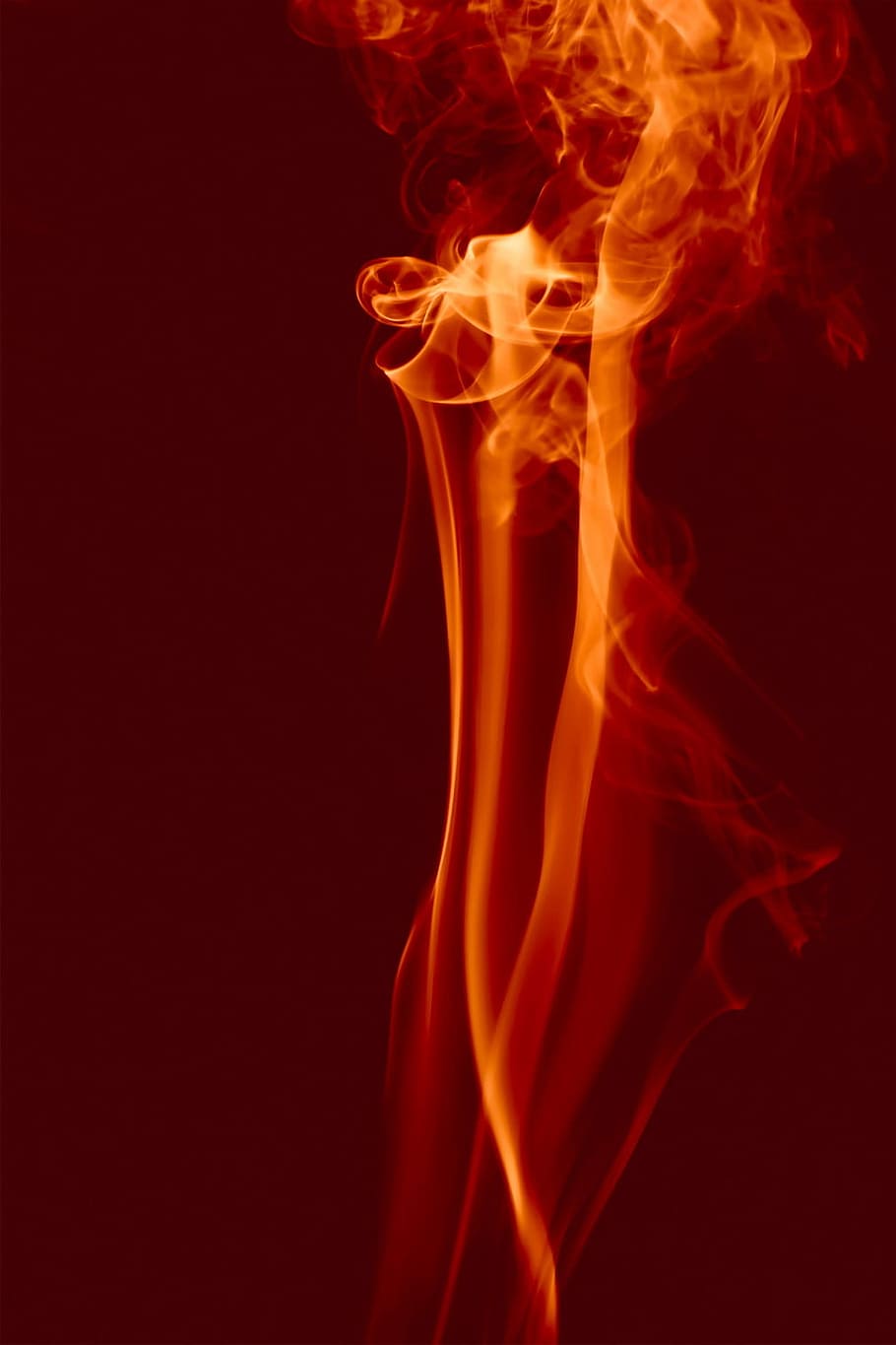 abstract, white, aroma, background, burning, curve, delicate HD wallpaper