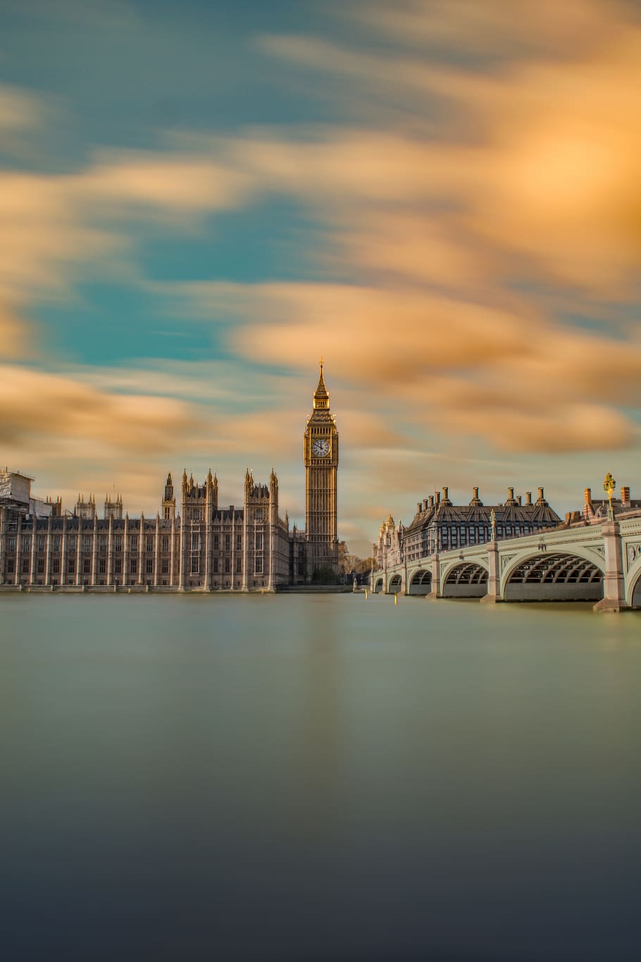 brown tower clock under cloudy sy, built structure, building exterior HD wallpaper
