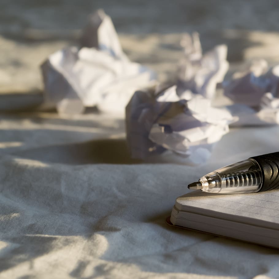 pen, ball point, paper, notepad, frustration, reject, rejected HD wallpaper