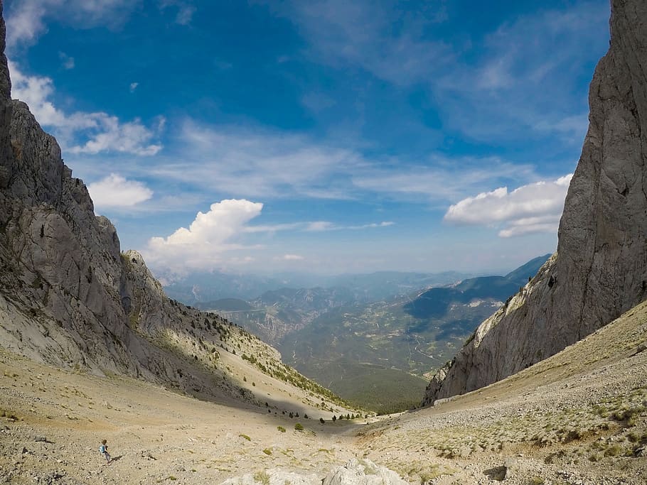spain, pedraforca, rocks, mountain, adventure, valley, nature HD wallpaper
