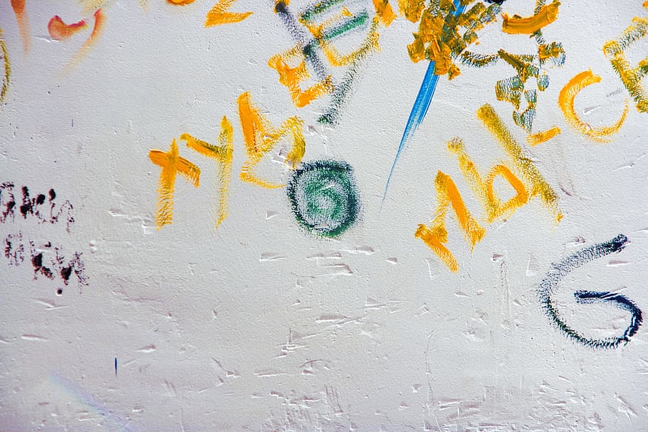 graffiti, wall, paint, background, old, distressed, color, colorful HD wallpaper