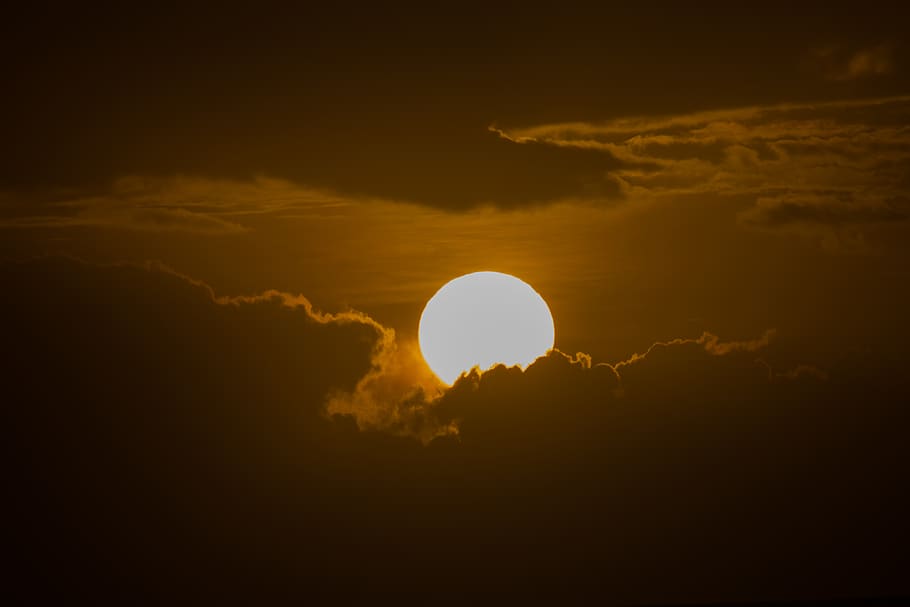 Photography of Sunset, clouds, cloudy, dawn, scenic, sunrise HD wallpaper